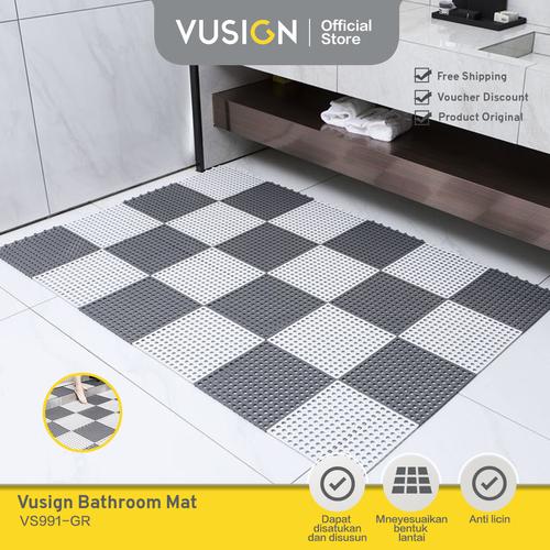 [EZO.7000590] Vusign Bathroom Mat / Karpet Lantai Kamar Mandi Lantai Anti Slip VS99X