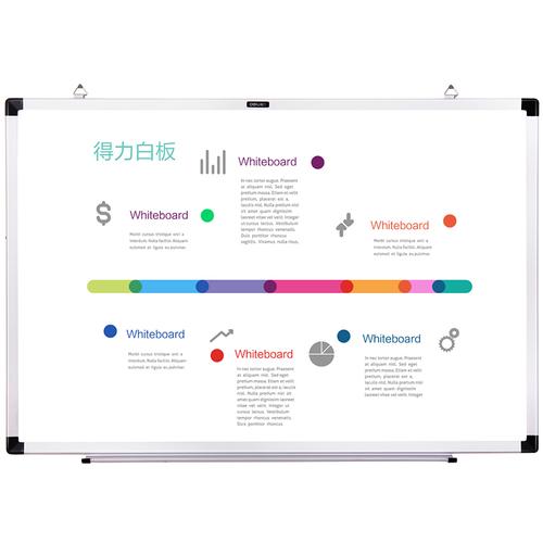[EZO.7000631] Deli Magnetic White Board / Papan Tulis Magnet Kualitas Tinggi 785X