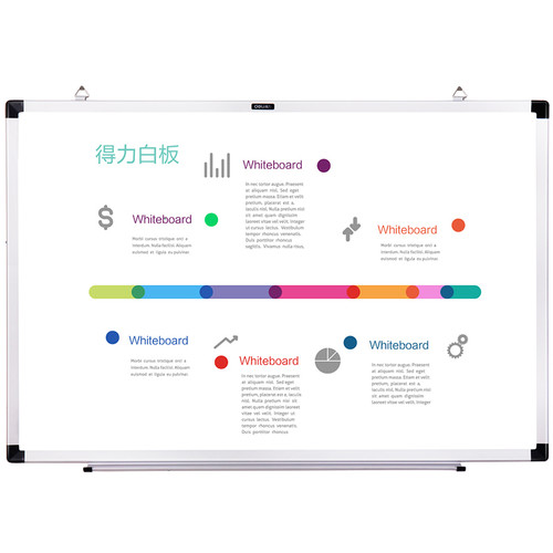 [EZO.7000631] Deli Magnetic White Board / Papan Tulis Magnet Kualitas Tinggi 785X