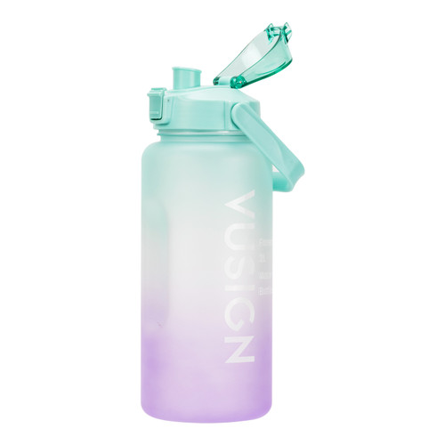 [EZO.7001950] Vusign Water Bottle / Botol Minum Rainbow Motivasi 2 Liter VS818