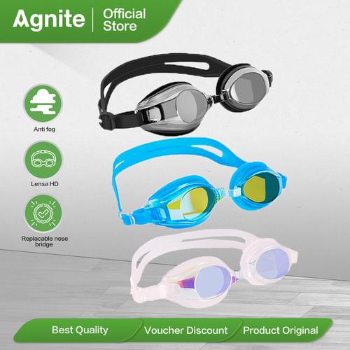 [EZO.7000609] Agnite Googles / Swimming Glass / Kacamata Renang Anak Dewasa ER101