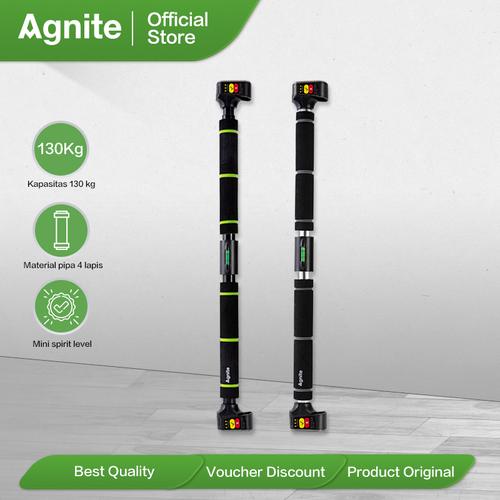[EZO.7000611] Agnite Adjustable Pull Up Bar / Doorway Pull Up 70 - 140cm ER06X