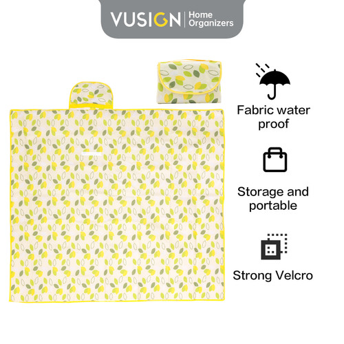 [EZO.7001989] Vusign Picnic Mat / Tikar Piknik Lipat Anti Air Motif Lucu Tebal VS88X