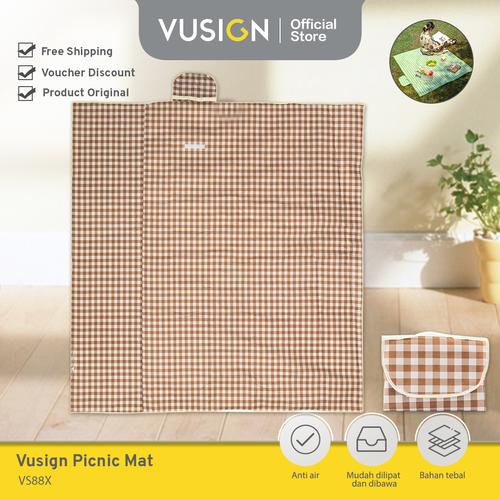 [EZO.7001990] Vusign Picnic Mat / Tikar Piknik Lipat Anti Air Kain Oxford Tebal VS88