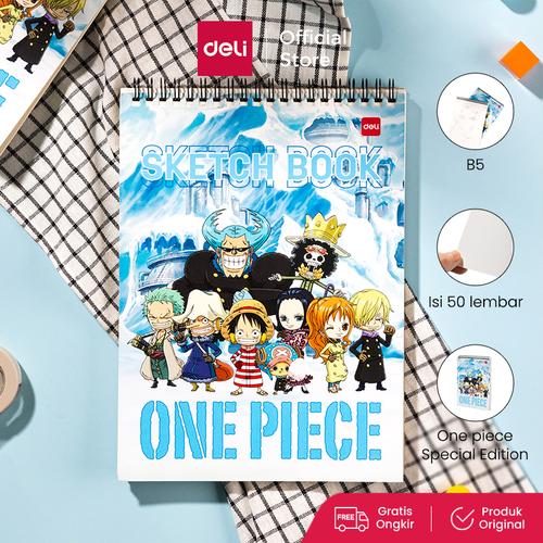 [EZO.7000721] Deli Sketch Book / Buku Gambar Sketsa Size B5 Vertikal EN011