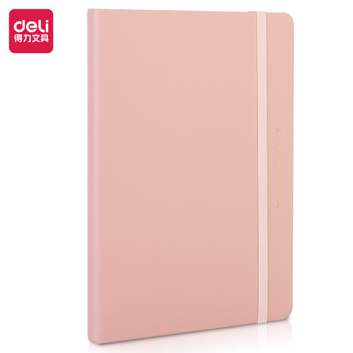 [EZO.7000685] Deli Leather Cover Notebook/Buku Catatan Cover Kulit A5 96Lembar 22295