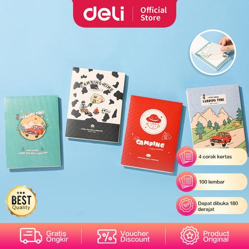 [EZO.7000686] Deli Note Pad/Kertas Memo Buku Reminder 100 Halaman Desain Lucu 21768