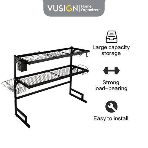 [EZO.7000697] Vusign Sink Rack / Rak Piring Dapur wastafel Stainless 85 CM Kokoh