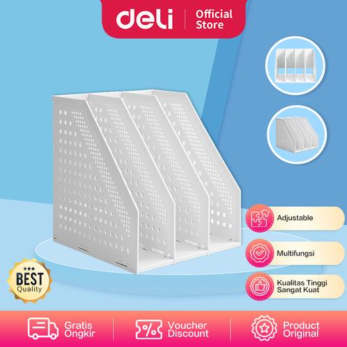 [EZO.7002078] Deli Document Desk Organizer / Rak Kertas Mempunyai 3Slot E79003