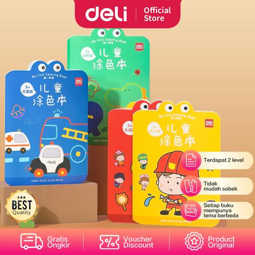 [EZO.7000752] Deli Buku Mewarnai Anak Balita Dengan Tema&Pelajaran Mandarin 73383