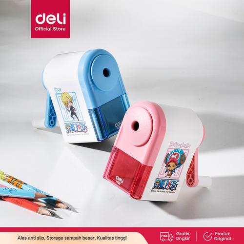 [EZO.7002086] Deli Pencil Rotary Sharpener / Rautan Putar Edisi One Piece EH506