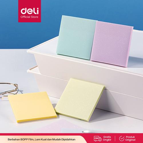 [EZO.7000804] Deli Semitransparent Sticky Notes / Memo Tempel Semi Transparan 21571