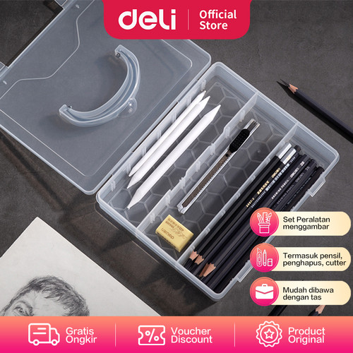 [EZO.7002175] Nusign Art Set / Set Peralatan Menggambar Terlengkap 5821X