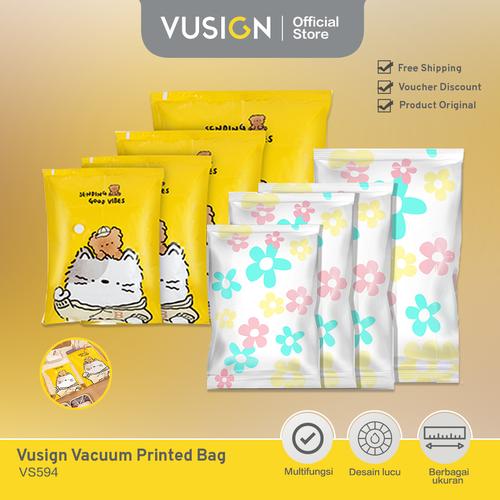 [EZO.7000775] Deli Vusign Vacuum Compression Bag Kantong Plastik Vakum AntiAir VS58X