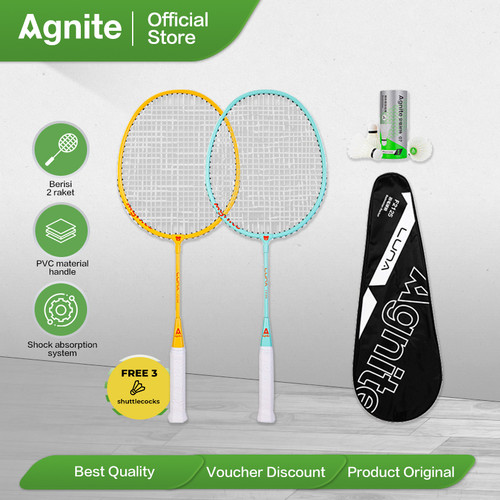 [EZO.7002124] Deli Agnite Children Badminton Racket / Raket Bulu Tangkis Anak F2125