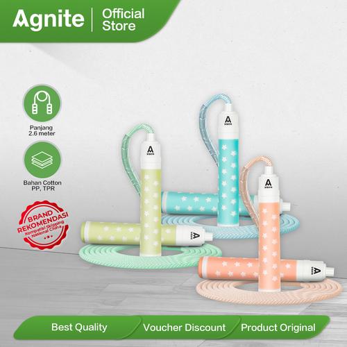 [EZO.7002135] Deli Agnite Jump Rope / Tali Skipping Warna Lucu Kualitas Tinggi F4009