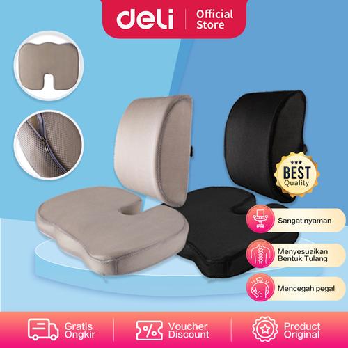 [EZO.7000795] Deli Vusign Cushion / Bantal Sender&Duduk 100% Memory Foam Empuk VS75X