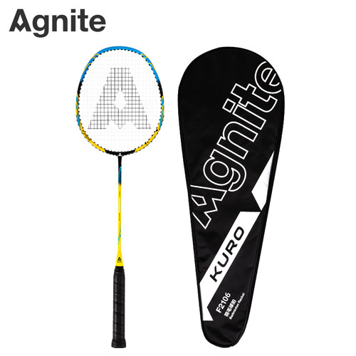 [EZO.7002213] Deli Agnite Badminton Racket / Raket Bulu Tangkis FREE Bag F2106