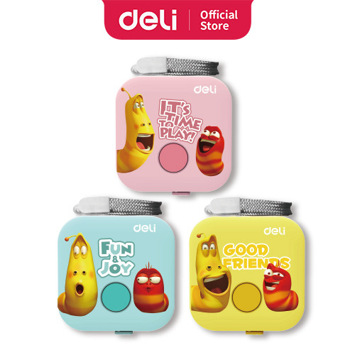 [EZO.7002223] Deli Larva Measure Tape/Meteran Mini Plastik 1.5M Fiberglass E79651