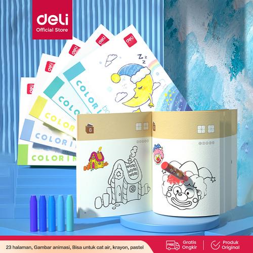[EZO.7000872] Deli Buku mewarnai cover animasi , kualitas kertas bagus random 73353
