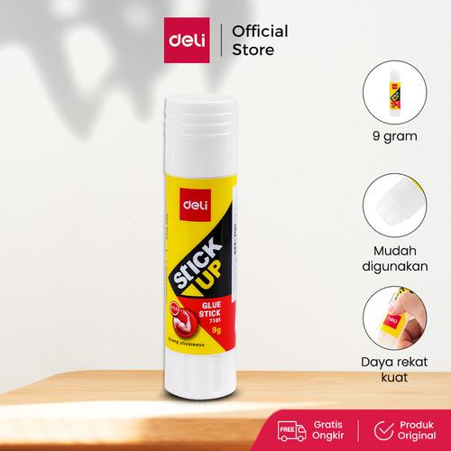 [EZO.7000841] Deli Glue Stick / Lem Kertas Batangan 9gram Daya Rekat Kuat E7101