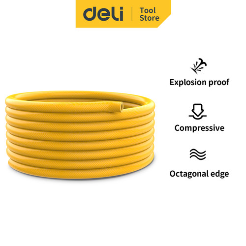 [EZO.7002282] Deli PVC Water Hose/ Selang Air Panjang 10 meter Bahan PVC DL8072-10