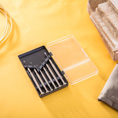 [EZO.7000881] Deli Precision Screwdriver / Obeng Presisi 6 pcs/Set DL3206