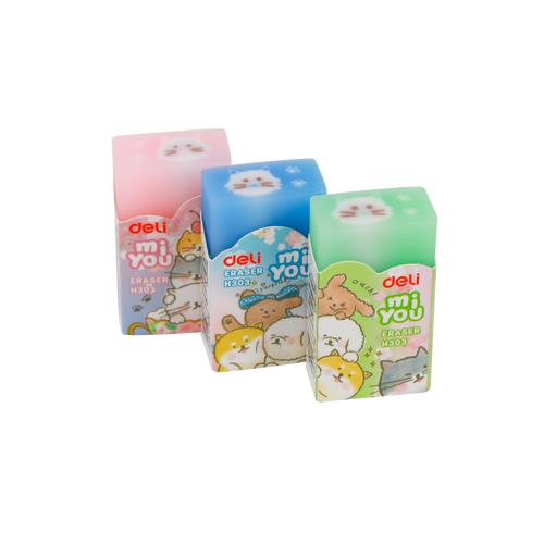 [EZO.7000852] Deli Eraser / Penghapus Anak Anak Eco PVC Dengan Design Miyou EH303