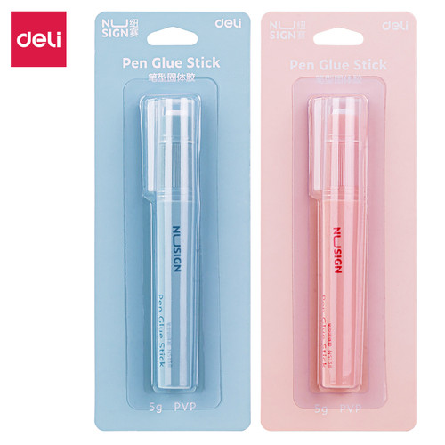 [EZO.7002249] Deli Pen Glue Stick/Lem Stick Berbentuk Pen PVP 5g Warna Pastel NS138