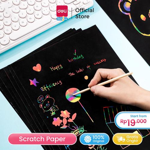 [EZO.7002263] Deli kertas menggambar kreatif berkilau 10PCS/Pack Ukuran A4 83602