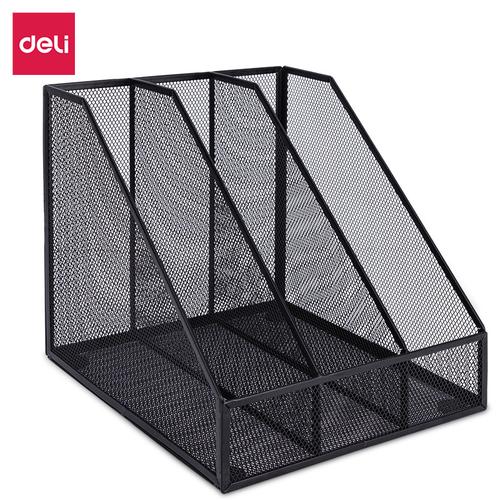 [EZO.7000863] Deli Triple File Organizer/ File Tray/ Box File/ Rak Buku 3Sekat 78985