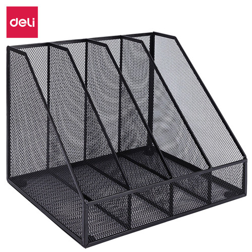 [EZO.7000863] Deli Triple File Organizer/ File Tray/ Box File/ Rak Buku 3Sekat 78985