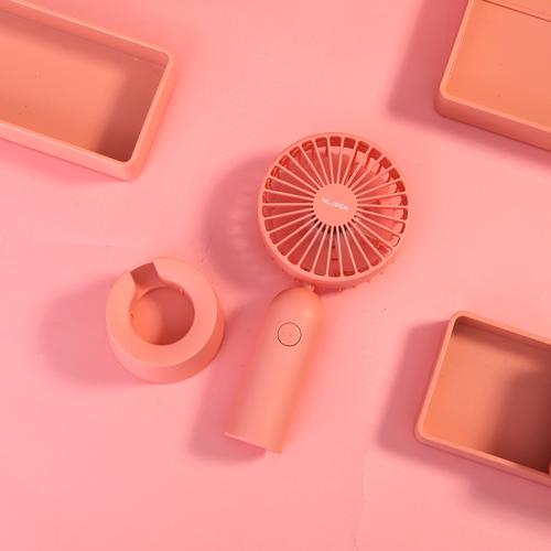 [EZO.7002325] Deli Mini Fan / Kipas Mini 2200mah Bisa Diputar Material ABS NS916