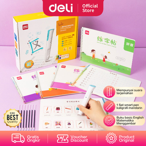 [EZO.7000930] Deli Edukasi Belajar Anak Bahasa Mandarin Dilengkapi Gambar 83550