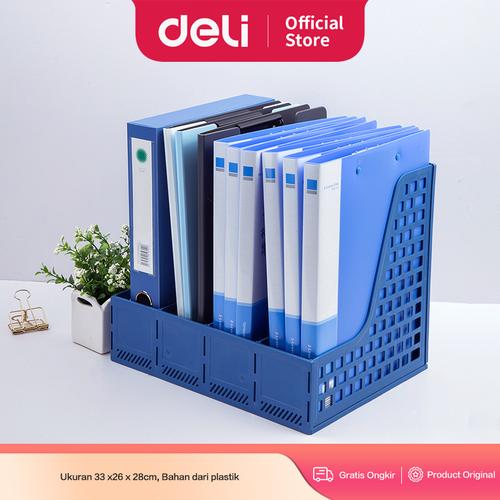 [EZO.7000944] Deli Rak Kertas / File Berbahan Plastik 4 kotak 33777