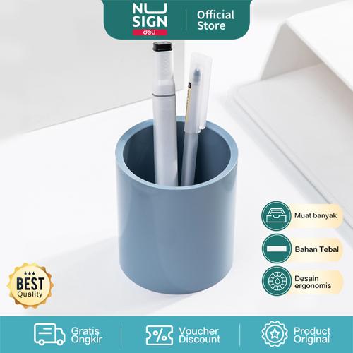 [EZO.7000959] Deli Nusign Pen Holder / Tempat Pulpen Warna Pastel Bahan kuat NS023