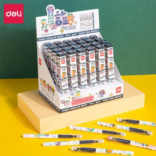 [EZO.7002393] Deli Gel Pen / Pen Gel Kakao Friends 0.5mm Penulisan Halus A622