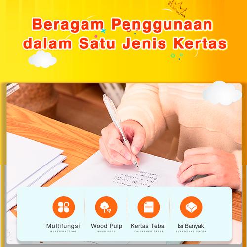 [EZO.7002363] Deli Copy Paper/Kertas Print A4 70g Isi 100Lmbr Kualitas Premium 73380