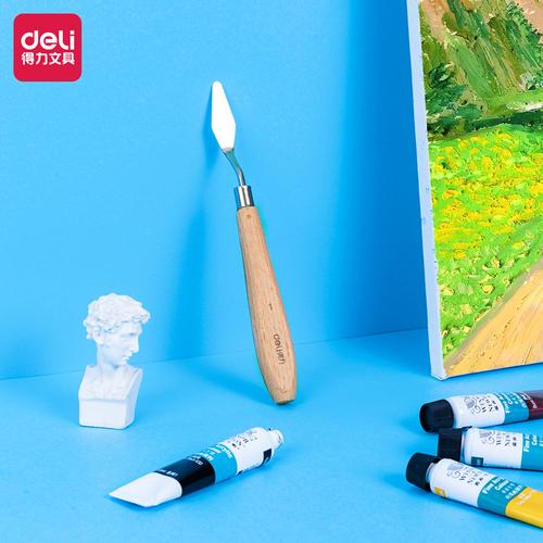 [EZO.7002365] Deli Palette Knife Mixing / Pisau Spatula Lukis Untuk Mix Warna 73902