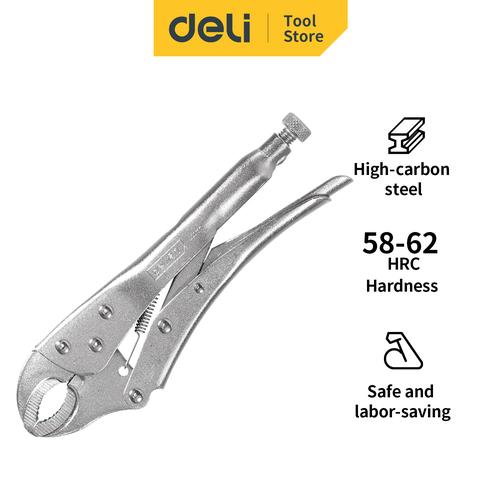 [EZO.7001017] Deli Locking Pliers/Tang Buaya 5/10 inch Carbon Steel DL2001 DL2001-5