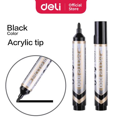 [EZO.7002472] Deli Marker / Spidol Papan Tulis Tinta Tebal Tinta Hitam/Biru EU008