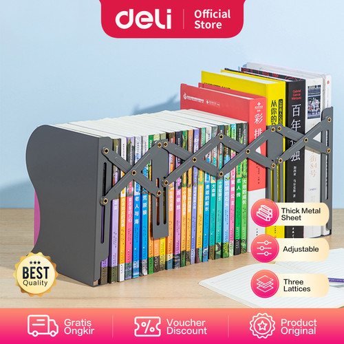 [EZO.7002473] Deli Magazine Holder / Penyangga Buku Fleksibel Warna Cream 7863X