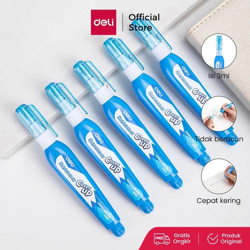 [EZO.7001030] Deli Correction Pen/ Correction Pen 3ml Mudah Meresap EH10590