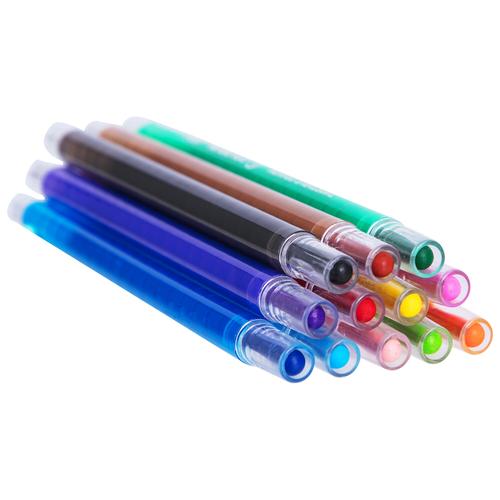 [EZO.7002463] Deli Twistable Crayon 12Colors/Krayon Putar 12Warna Anti Kotor EC20403