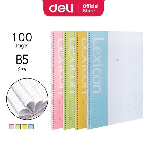 [EZO.7001072] Deli Spiral Book Buku Catatan B5 80/100 halaman 769X
