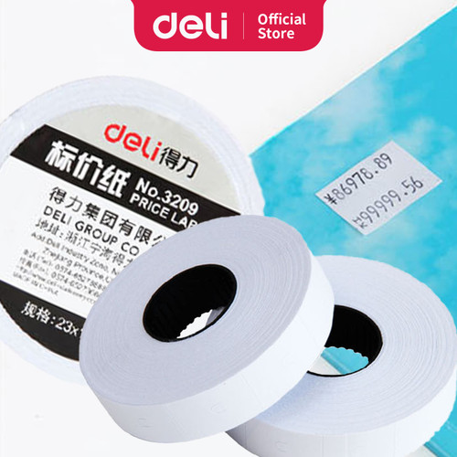 [EZO.7001073] Deli Label Harga 10 Gulung 3209