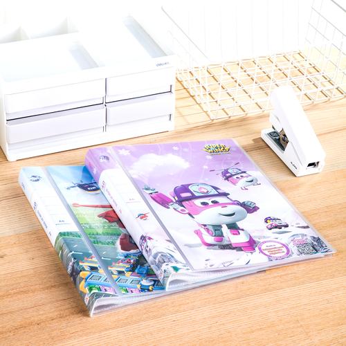 [EZO.7001076] Deli Super Wings Display Book bahan PP, saku 0.03mm A4 2 Warna EZ55802
