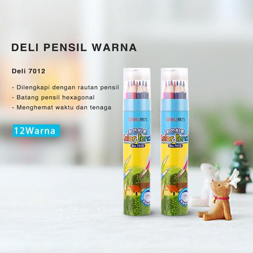 [EZO.7002485] Deli Pensil Warna Youku Warna Cerah Bentuk Heksagonal 36 Warna 7015