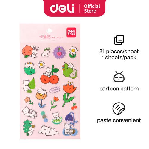 [EZO.7001046] Deli Cartoon Sticker / Stiker Kartun Bisa Ditempel Dimana Saja 2592X