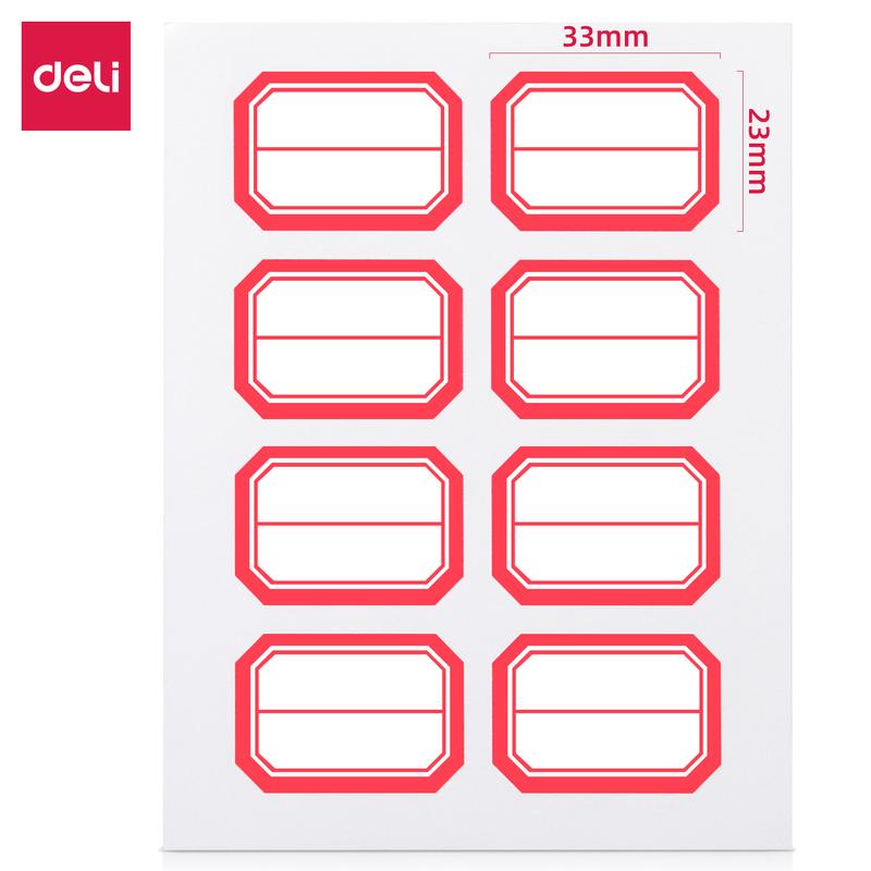 Jual Deli Self-adhesive Label Perekat Stiker Penanda 7189 Official Resmi